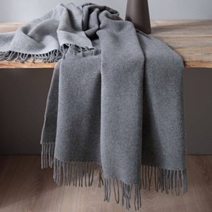 Plaid laine et cachemire 130 x 170 cm