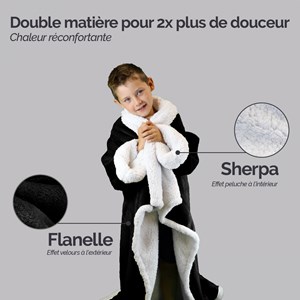Plaid avec manches - enfant
