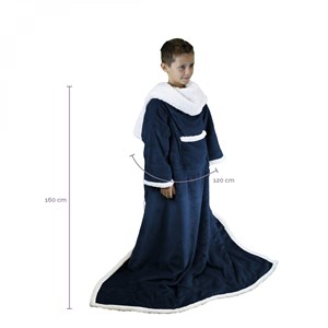 Plaid avec manches - enfant