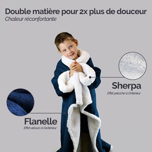 Plaid avec manches - enfant