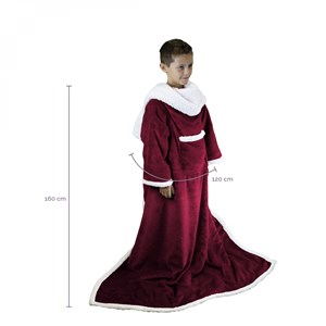 Plaid avec manches - enfant