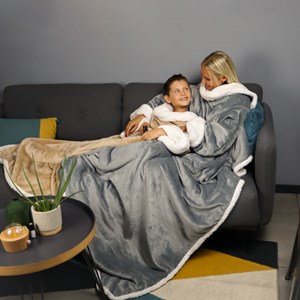 Plaid avec manches - enfant