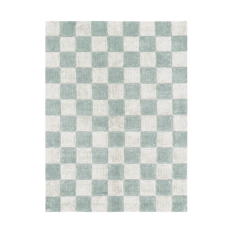 Lorena Canals - Tapis lavable en coton bleu 120x160 cm