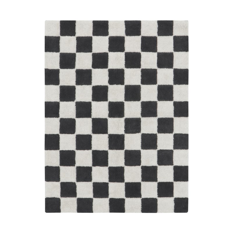 Lorena Canals - Tapis lavable en coton gris 120x160 cm