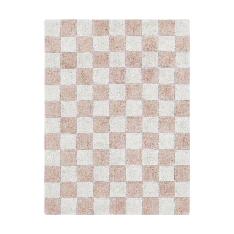 Lorena Canals - Tapis lavable en coton rose 120x160 cm