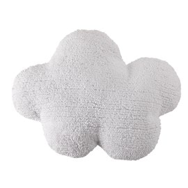 Coussin nuage coton blanc 50x40