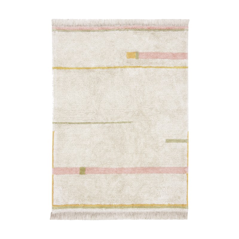 Lorena Canals - Tapis lavable en coton nude 140x200 cm