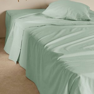 Drap plat coton lin 270 x 300 cm