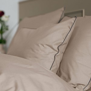 Taie d'oreiller 65 x 65 cm ficelle