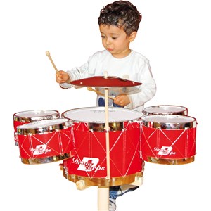 Batterie rouge pour enfant