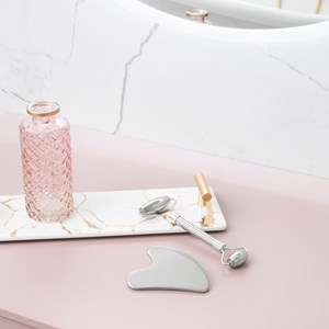 Outils massage visage roller et gua sha