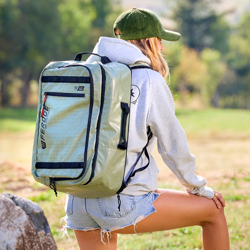 FEROCE - Sac a dos etanche duffel 40l vert