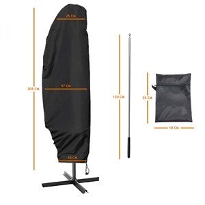 Housse de protection parasol - 205 cm