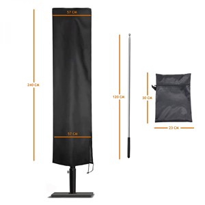 Housse de protection parasol - 240 cm