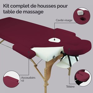 Housse pour table de massage