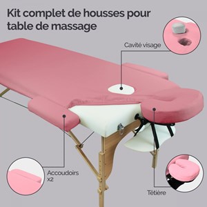 Housse pour table de massage