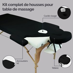 Housse pour table de massage