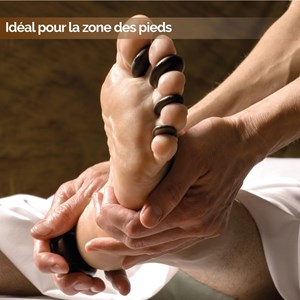 Lot de 8 pierres chaudes