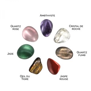 Lot de pierres 7 chakras
