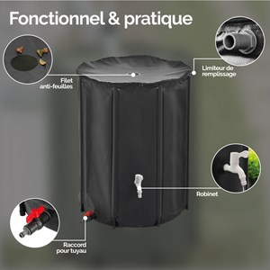Récupérateur d'eau de pluie - 500 l