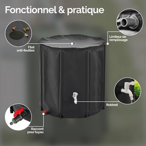 Récupérateur d'eau de pluie - 200 l