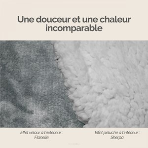 Sweat à capuche, plaid