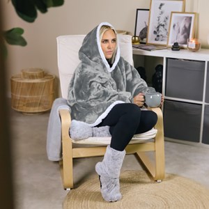 Sweat à capuche, plaid