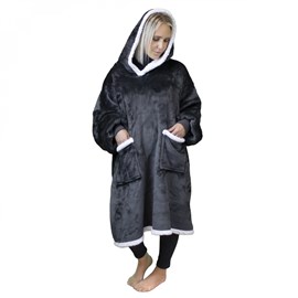 Sweat à capuche, plaid