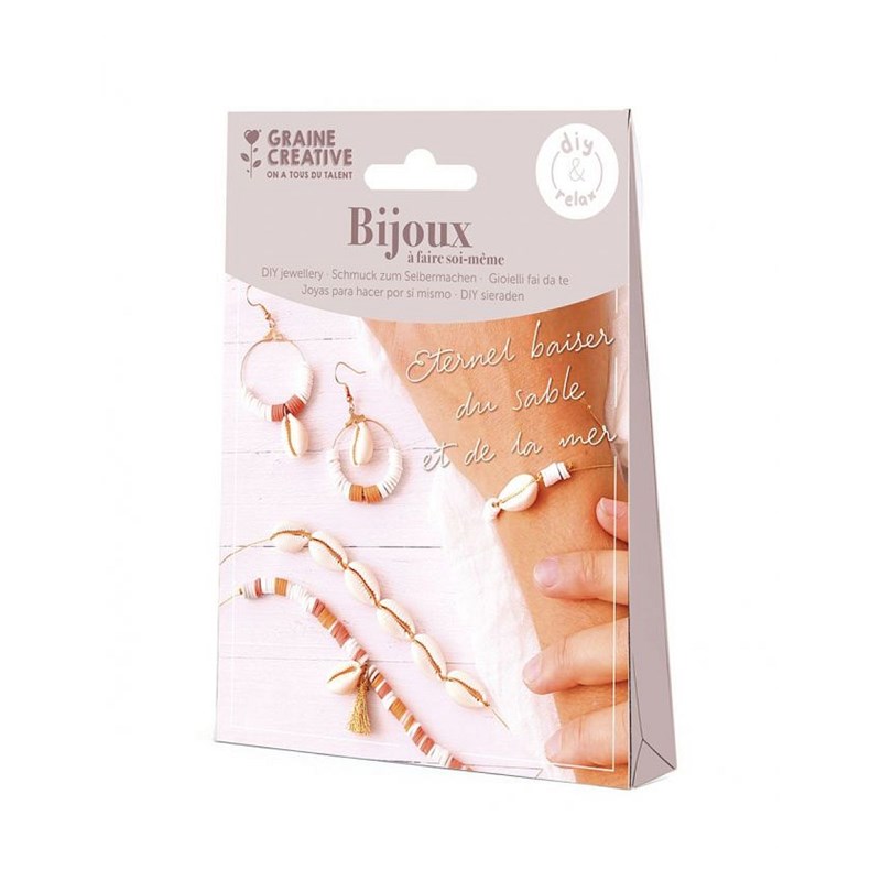 Graine créative - Kit de bijoux perles heishi