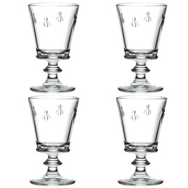 Coffret de 4 verres à eau, abeille