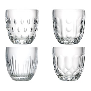 Coffret de 4 verres à eau, troquet