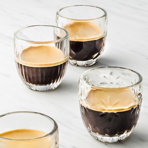 Coffret de 4 tasses à expresso, troquet