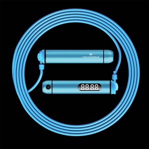 Étui kit connecté bleu 2 cordes à sauter