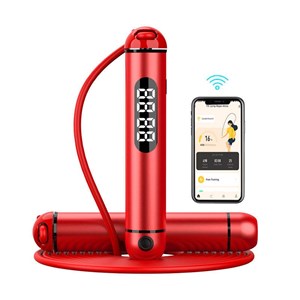 Étuikit connecté rouge 2 cordes à sauter