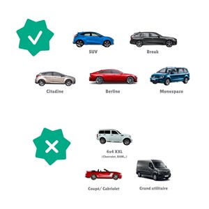 Lot de 2 chaussettes pare-soleil voiture