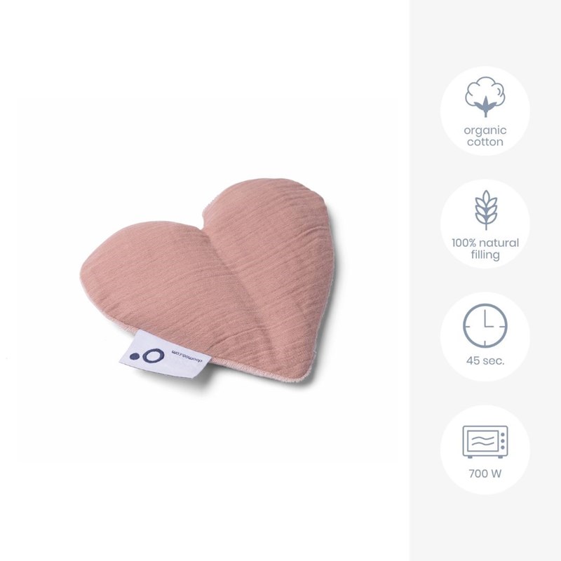 Doudou bouillotte anti-coliques pink (Doomoo Basics) - Image 3