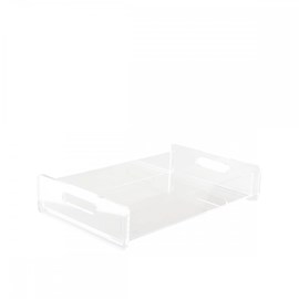 Plateau rectangulaire en acrylique