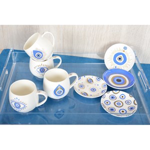 Plateau rectangulaire en acrylique