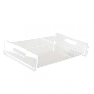 Plateau rectangulaire en acrylique