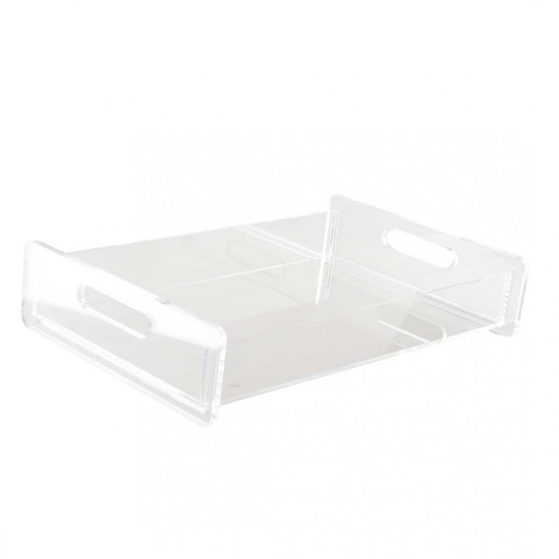 Plateau rectangulaire en acrylique