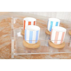 Plateau rectangulaire en acrylique