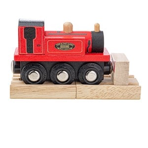 Train de locomotives red terrier