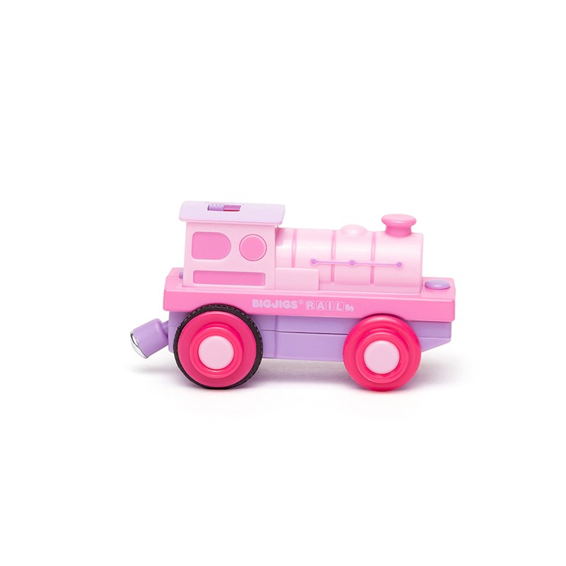 Bigjigs Rail - Train rose alimenté par batterie