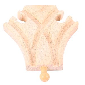 4 pièces d'aiguillage incurvées