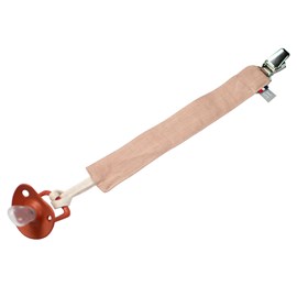 Attache tétine  lin pêche tu