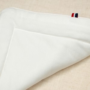 Plaid couverture en lin pêche 70 x 100