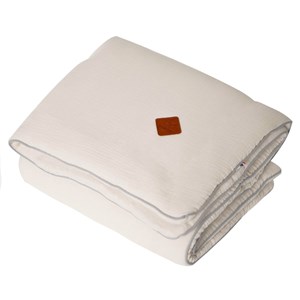 Couverture gaze de coton jeanne beige