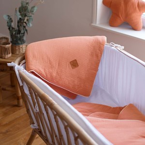 Couverture gaze de coton jeanne beige