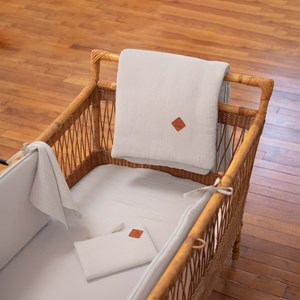 Couverture gaze de coton jeanne beige