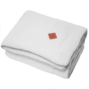 Couverture en gaze de coton jeanne gris